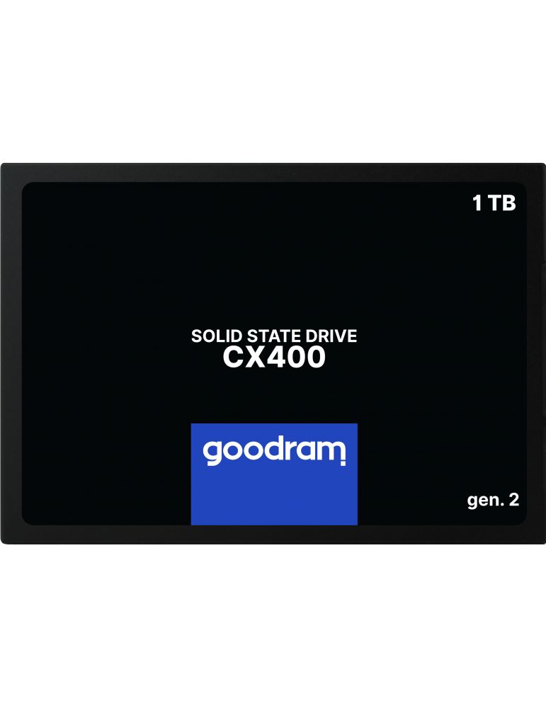 Hard Drives Goodram CX400 gen.2 2.5" 1024 Giga Bites ATA III Serial 3D TLC NAND