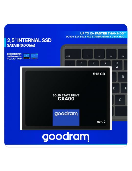 SSD intern Goodram CX400 GEN.2  512GB Goodram - 7