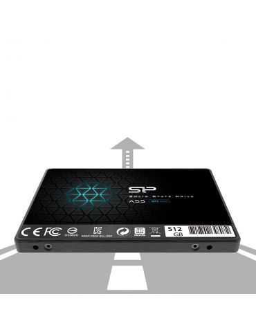 Silicon Power Ace A55 2.5" 512 Giga Bites ATA III Serial 3D TLC Silicon power - 6