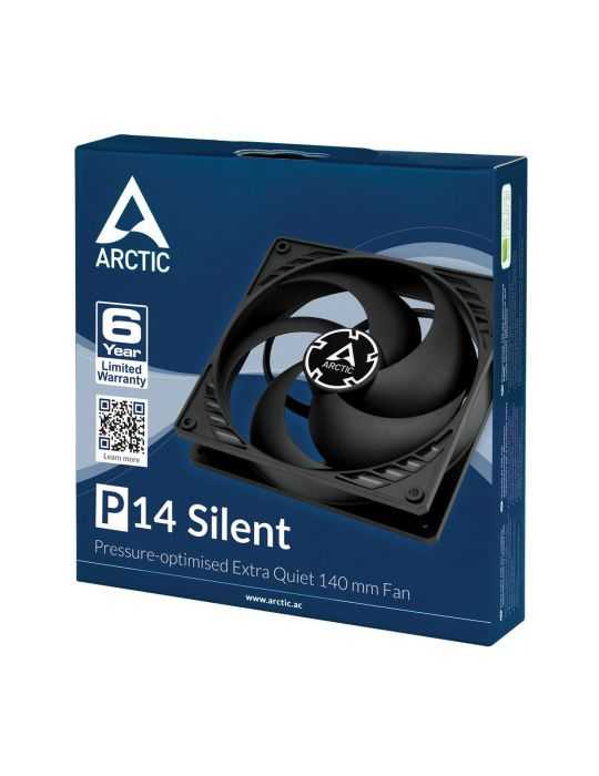 ARCTIC P14 Silent Carcasă calculator Distracţie 14 cm Negru Arctic - 1