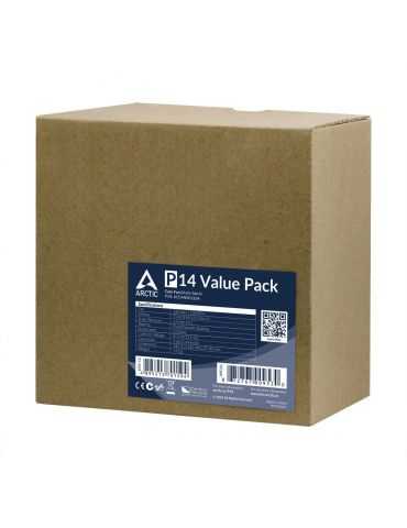 ARCTIC P14 Value Pack Carcasă calculator Distracţie 14 cm Negru Arctic - 6