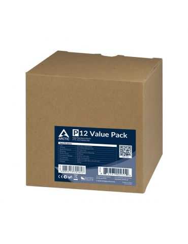 ARCTIC P12 Value Pack Carcasă calculator Distracţie 12 cm Negru Arctic - 6