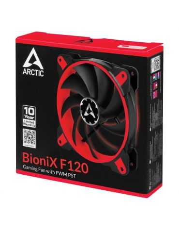 ARCTIC BioniX F120 Carcasă calculator Distracţie 12 cm Negru, Roşu Arctic - 5