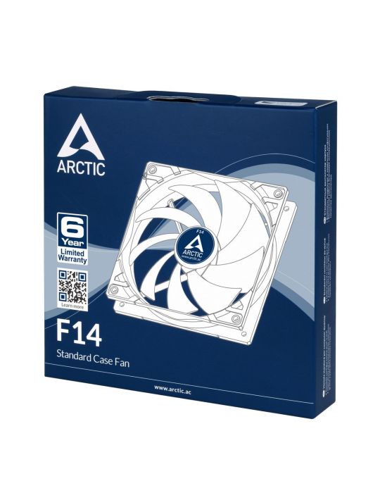 ARCTIC F14 Carcasă calculator Distracţie 14 cm Negru, Albastru, Alb Arctic - 11