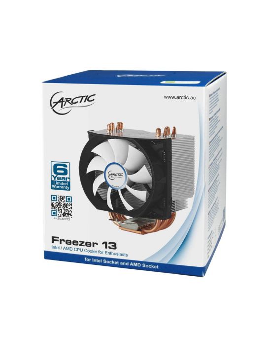 ARCTIC Freezer 13 Procesor Ventilator 9,2 cm Aluminiu, Negru, Alb 1 buc. Arctic - 13
