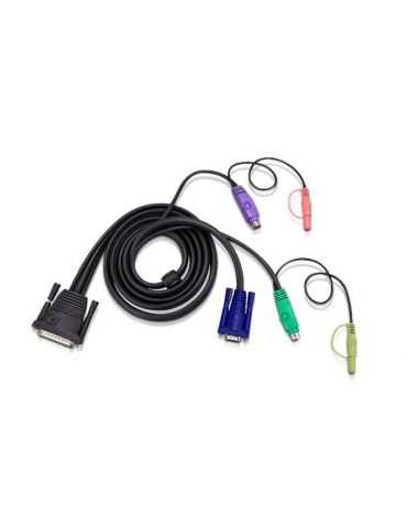 ATEN 10ft PS/2 cabluri KVM Negru 3 m Aten - 1 - Tik.ro