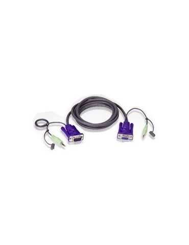 ATEN VGA / Audio Cable cabluri KVM Negru 1,8 m Aten - 1 - Tik.ro
