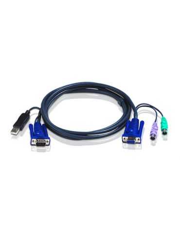 ATEN 2L5503UP cabluri KVM Negru 3 m Aten - 1 - Tik.ro