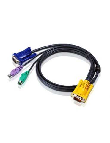 ATEN 4ft PS/2 cabluri KVM Negru 1,2 m Aten - 1 - Tik.ro