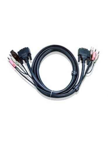 ATEN 2L-7D02UI cabluri KVM Negru 1,8 m Aten - 1 - Tik.ro