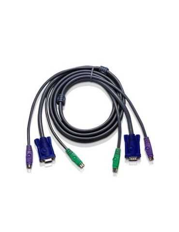 ATEN 10ft PS/2 cabluri KVM Negru 3 m Aten - 1 - Tik.ro