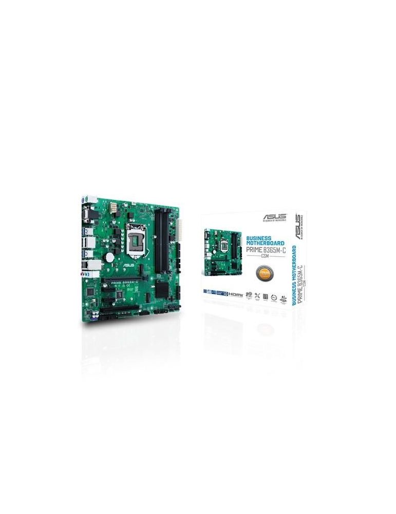 Placa de baza asus prime b365m-c/csm skt lga 1151 matx intel b365 4 x ddr4 max. 64 gb 6 x sata 2 x m.2 7.1 prime b365m-c/csm