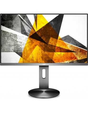 AOC 90 Series U2790PQU monitoare LCD 68,6 cm (27") 3840 x 2160 Pixel 4K Ultra HD LED Gri Aoc - 7