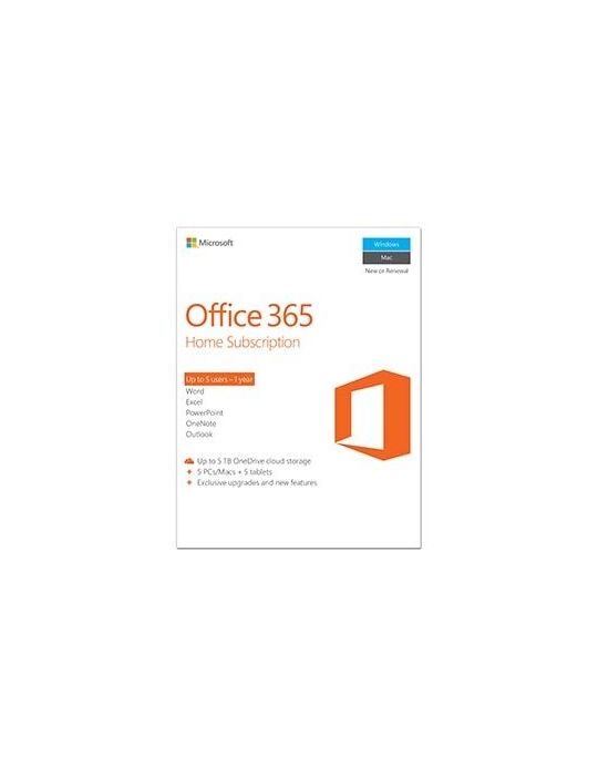 Microsoft Office 365 Home 1 An(i) Engleză Microsoft - 1