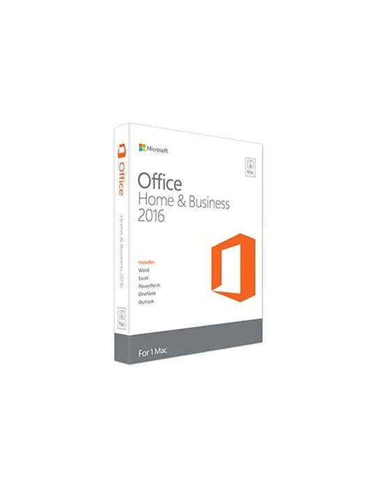 Microsoft Office Mac Home & Business 2016, EN 1 licență(e) Engleză Microsoft - 1