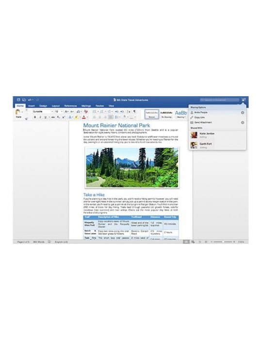 Microsoft Office Mac Home & Business 2016, EN 1 licență(e) Engleză Microsoft - 2