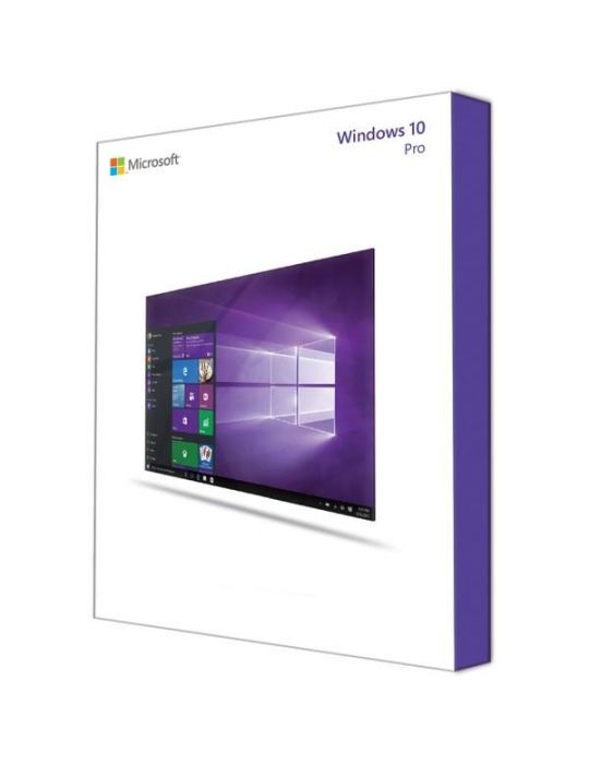 Microsoft Windows 10 Pro Licență FPP (Full packaged product) 1 licență(e) Microsoft - 1