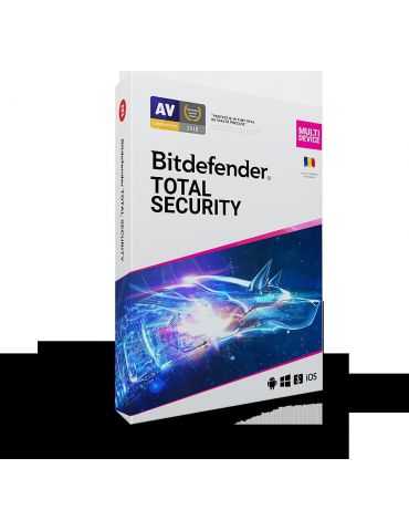 Licenta retail bitdefender total security 2020 - protectie anti-malware completa Bitdefender - 1