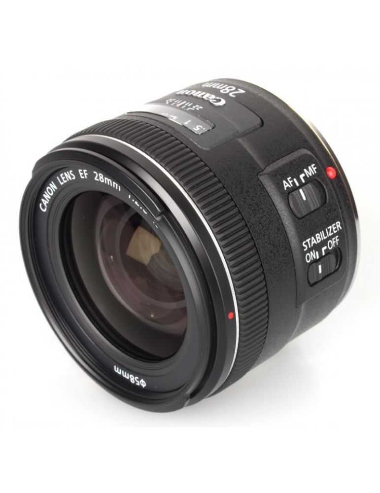 Obiectiv foto canon ef 28 mm/ f2.8 is usm