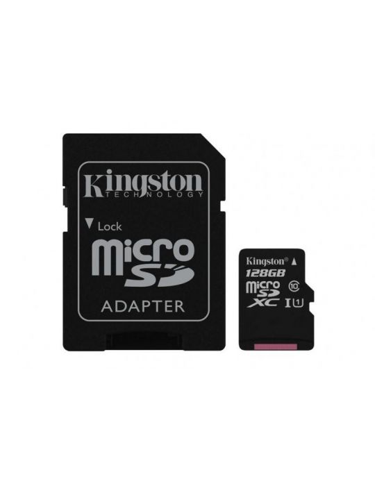 Micro secure digital card kingston sdxc 128gb clasa 10 r/w Kingston - 1