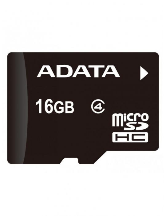 Micro secure digital card adata 16gb ausdh16gcl4-ra1 clasa 4 adaptor Adata - 1