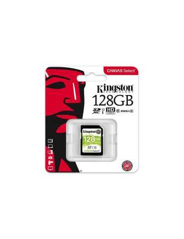 Secure digital card kingston 128gb sdxc clasa 10 uhs-i 80mb/s Kingston - 1