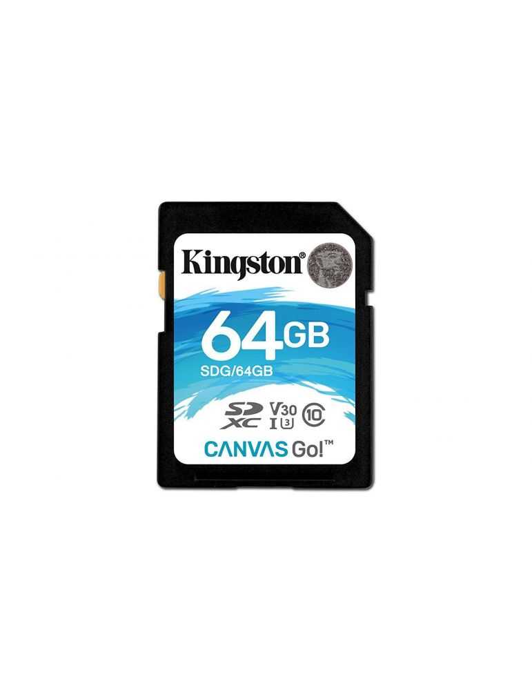 Secure digital card kingston sdxc 64gb class 10 u3 v30i