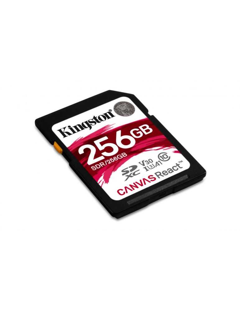 Secure digital card kingston 256gb sdxc clasa 10 uhs-i 100mb/s