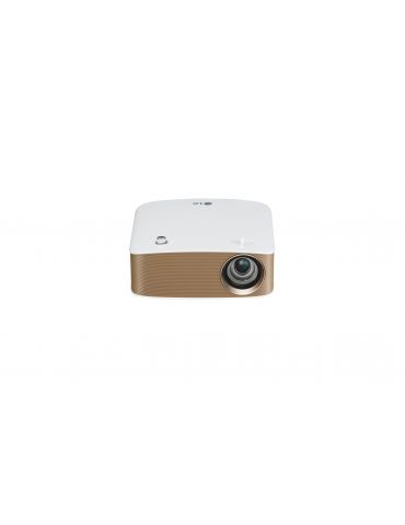 LG PH150G proiectoare de date Standard throw projector 130 ANSI lumens DLP 720p (1280x720) De aur, Alb Lg - 5