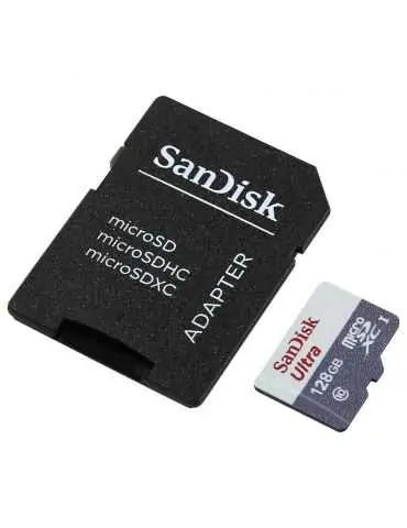 Micro secure digital card sandisk 128gb clasa 10 reading speed: Sandisk - 1