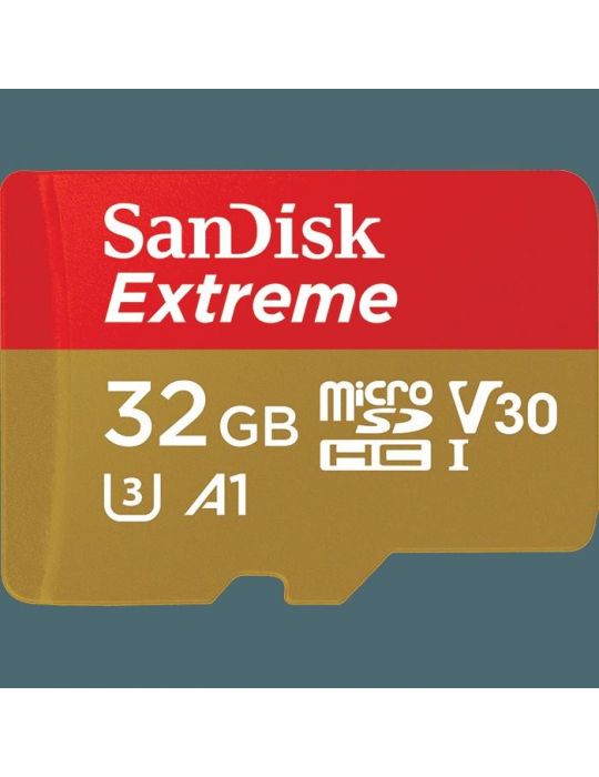 Micro secure digital card sandisk extreme 32gb clasa 10 r/w Sandisk - 1