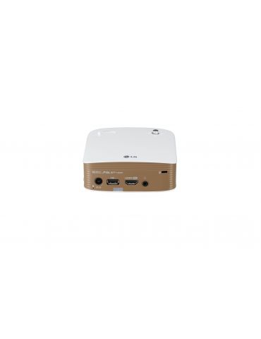 LG PH150G proiectoare de date Standard throw projector 130 ANSI lumens DLP 720p (1280x720) De aur, Alb Lg - 33