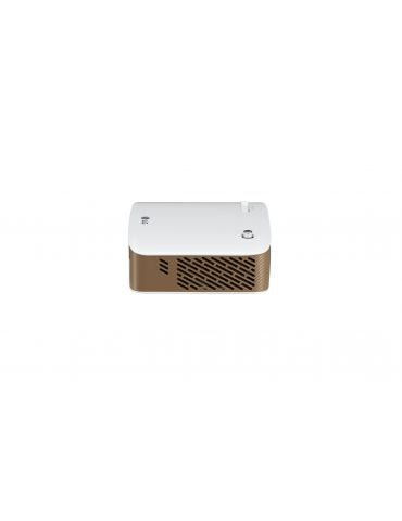 LG PH150G proiectoare de date Standard throw projector 130 ANSI lumens DLP 720p (1280x720) De aur, Alb Lg - 55