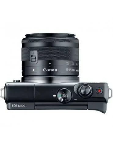 Camera foto canon eos m100 kit 15-45mm f/3.5-6.3 is stm Canon - 1 - Tik.ro
