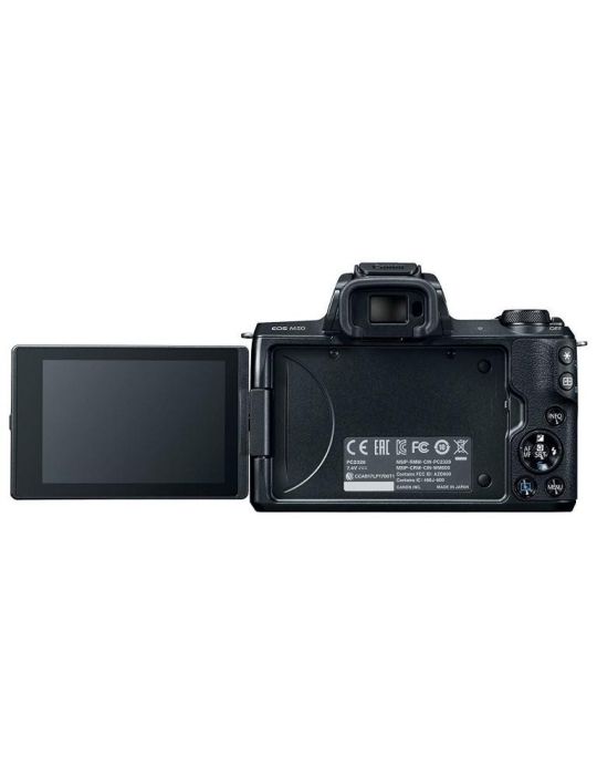Camera foto canon eos m50 black dual kit ef-m15-45 is Canon - 1