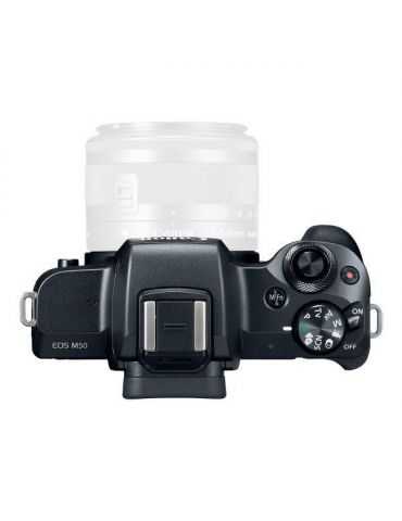 Camera foto canon eos m50 black body 24.1 mp digic Canon - 1
