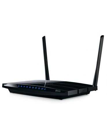 TP-LINK TL-WDR3600 router wireless Gigabit Ethernet Bandă dublă (2.4 GHz/ 5 GHz) 4G Negru Tp-link - 1 - Tik.ro