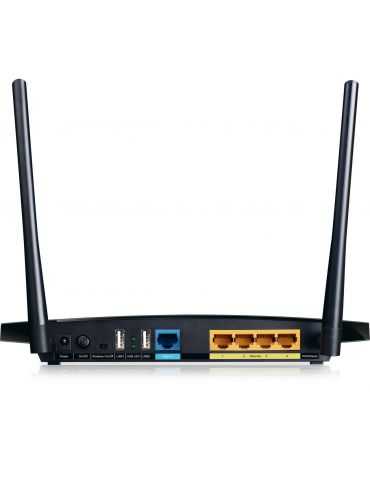 TP-LINK TL-WDR3600 router wireless Gigabit Ethernet Bandă dublă (2.4 GHz/ 5 GHz) 4G Negru Tp-link - 3