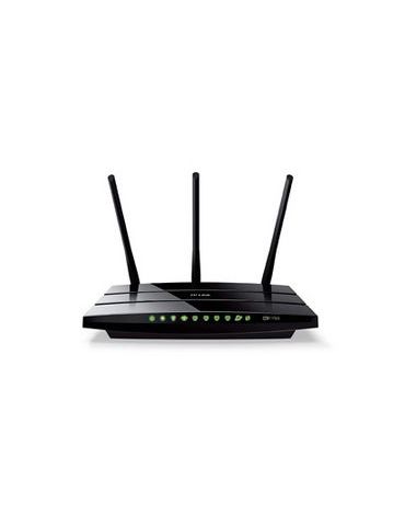 TP-LINK TL-ARCHER-C7 router wireless Gigabit Ethernet Bandă dublă (2.4 GHz/ 5 GHz) 4G Negru Tp-link - 1 - Tik.ro