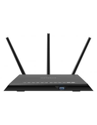 NETGEAR R7000 router wireless Gigabit Ethernet Bandă dublă (2.4 GHz/ 5 GHz) Negru Netgear - 2