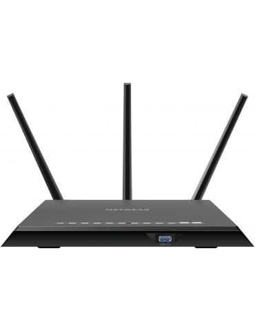 NETGEAR R7000 router wireless Gigabit Ethernet Bandă dublă (2.4 GHz/ 5 GHz) Negru Netgear - 5