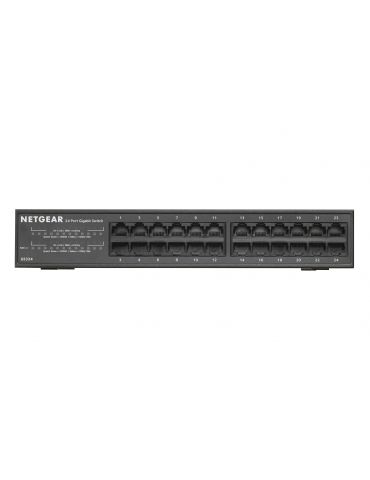 Netgear GS324 Fara management Gigabit Ethernet (10/100/1000) 1U Negru Netgear - 2
