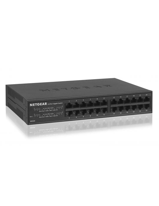 Netgear GS324 Fara management Gigabit Ethernet (10/100/1000) 1U Negru Netgear - 4