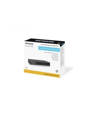 Netgear GS324 Fara management Gigabit Ethernet (10/100/1000) 1U Negru Netgear - 6