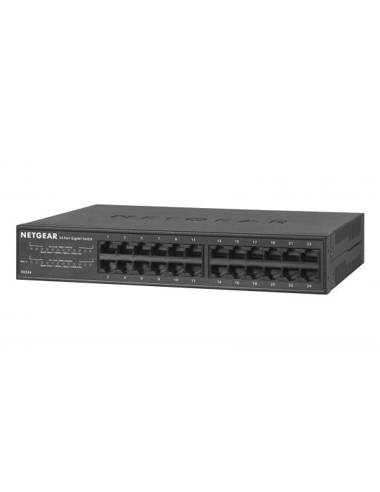 Netgear GS324 Fara management Gigabit Ethernet (10/100/1000) 1U Negru Netgear - 11