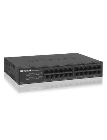 Netgear GS324 Fara management Gigabit Ethernet (10/100/1000) 1U Negru Netgear - 13
