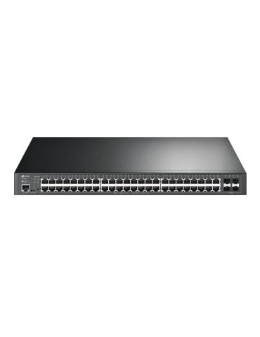 TP-LINK TL-SG3452P switch-uri Gestionate L2/L2+ Gigabit Ethernet (10/100/1000) Power over Ethernet (PoE) Suport Negru Tp-link -  - Tik.ro