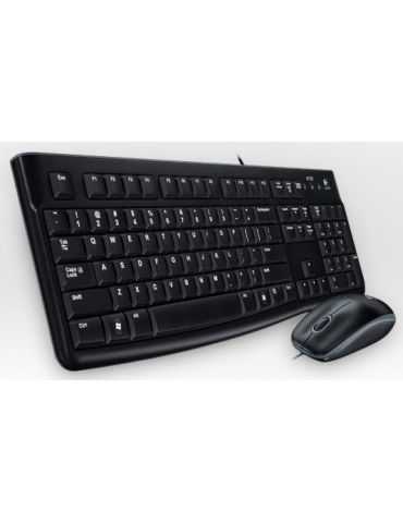 Logitech Desktop MK120 tastaturi USB QWERTY Englez Negru Logitech - 2 - Tik.ro