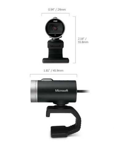 Microsoft LifeCam Cinema for Business camere web 1280 x 720 Pixel USB 2.0 Negru Microsoft - 4