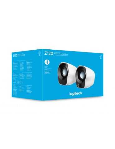 Logitech Stereo Speakers Z120 Alb Prin cablu 1,2 W Logitech - 7